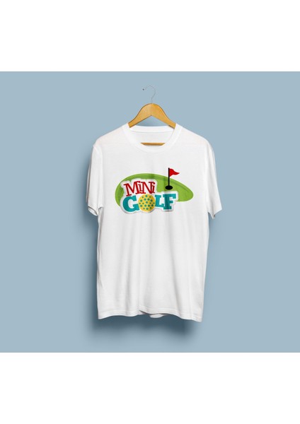 Oversize Mini Golf Tasarım Unisex T-Shirt