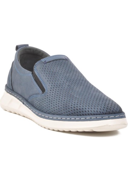 2Y0924-8488 M Mavi Nubuk Erkek Günlük Ayakkabı