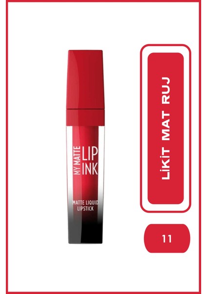 Ruj - Gr My Matte Lip ink No:11