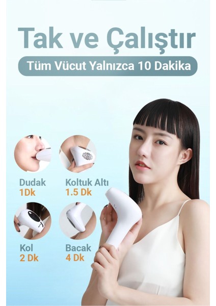 Epilasyon Cihazı / Ipl Buz Lazer 900000 Atım TF-001