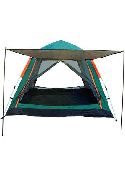 Tenteli 6 Kişilik Otomatik Çadır 240X240X155 cm Çadır Çantalı Çadır - Sineklikli Çadır modelleri