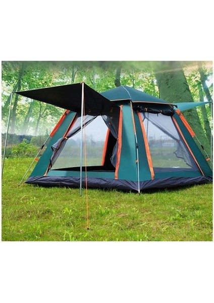 Tenteli 6 Kişilik Otomatik Çadır 240X240X155 cm Çadır Çantalı Çadır - Sineklikli Çadır fırsatları