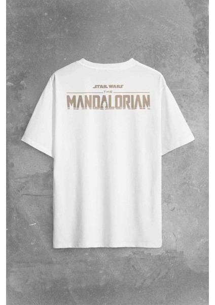 Star Wars Baskılı Oversize %100 Pamuk T-Shirt