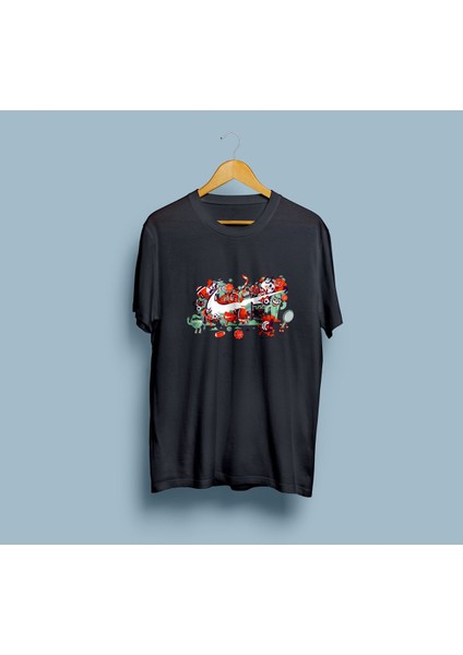 Oversize Spor Temalı Tasarım Unisex T-Shirt