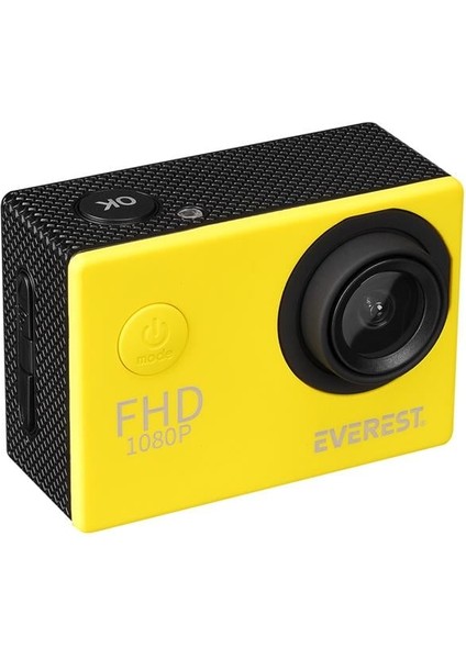EV-AK1080P Aksiyon Kamera (Sarı)