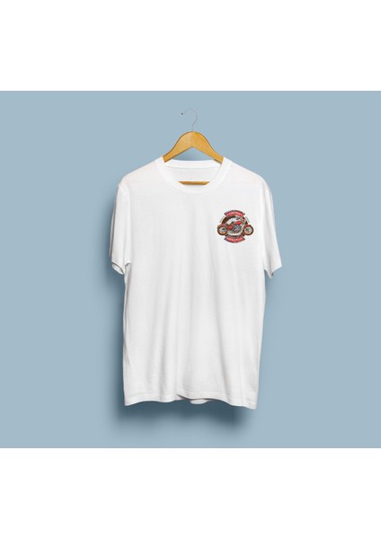 Oversize Custom Motorcycle Tasarım Unisex T-Shirt