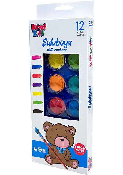 Kıds Suluboya 12 Lı KK600