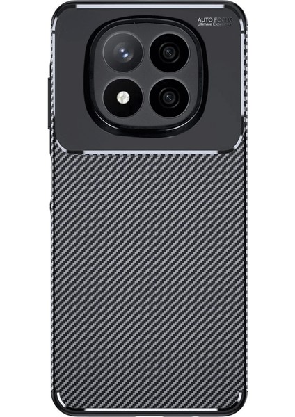 Xiaomi Redmi Note 14 Pro Plus Kılıf Auto Focus Karbon Kapak - Siyah Nrmsa