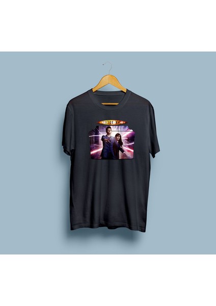 Oversize Doctor Who Tasarım Unisex T-Shirt