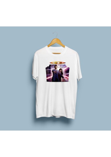 Oversize Doctor Who Tasarım Unisex T-Shirt