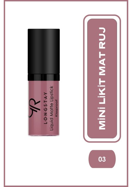 Longstay Liquid Matte Lipstick (Mini) No:03