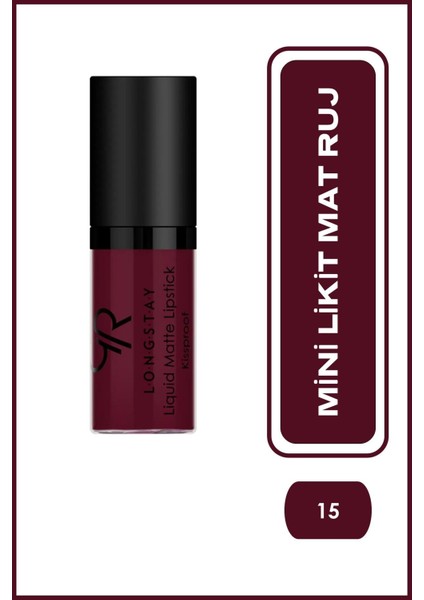 Longstay Liquid Matte Lipstick (Mini) No:15