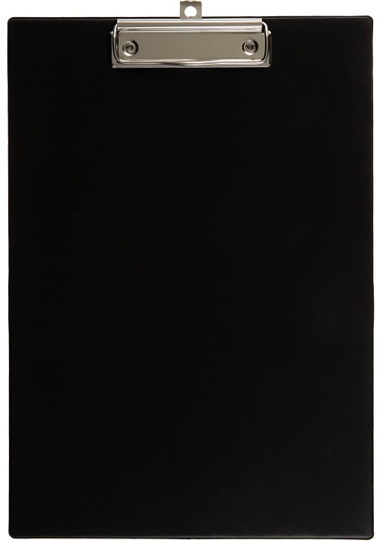 444S A4 Pvc Kapaksız Sekreter Tablası, Siyah