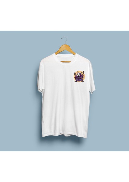 Oversize Scream Sticker Baskılı Unisex T-Shirt