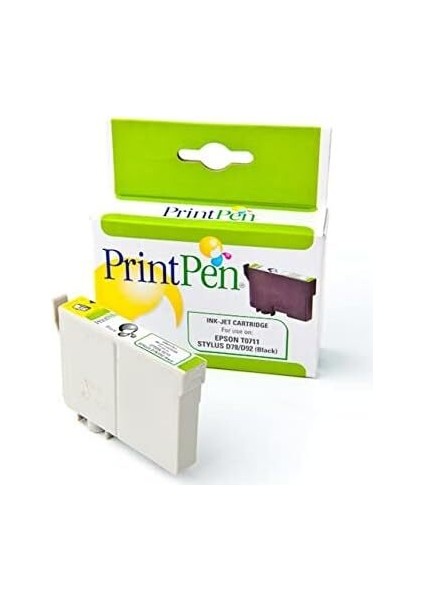 Epson T0711 Siyah Muadil Mürekkep Kartuşu