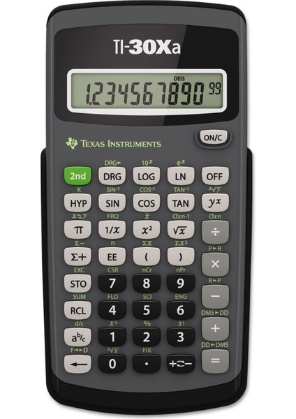 Instruments TI30XA TI-30XA Bilimsel Hesap Makinesi, 10 Haneli LCD