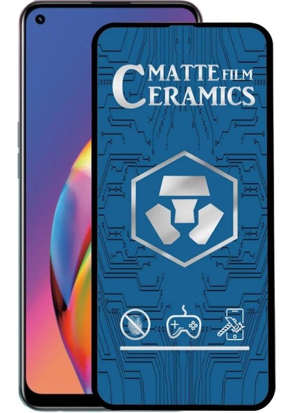 Oppo Reno 5 Uyumlu Mat Seramik Nano Kırılmaz Ekran Koruyucu - Anti Static Parmak Izi Bırakmaz