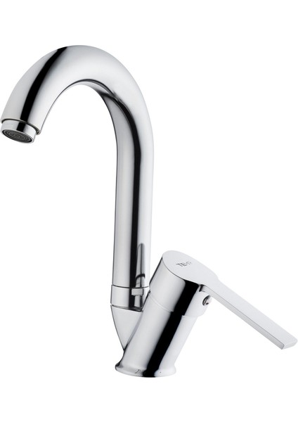 Tema Flora Kuğu Lavabo Bataryası Musluk Krom Tse Li