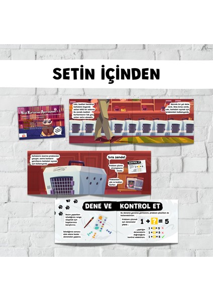 -1. Sınıf Matematik - Problem Çözme - 3 Kitap