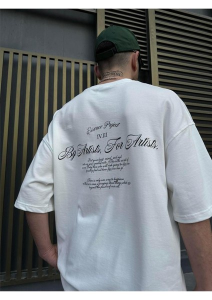 Project Oversize T-Shirt - Ekru modelleri