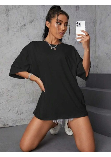 Düz Oversize T-Shirt