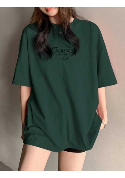 Baskılı Oversize T-Shirt