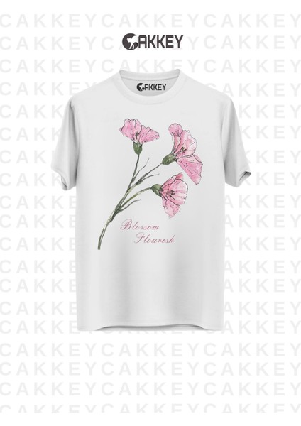Çiçek Baskılı Oversize T-Shirt fiyatları