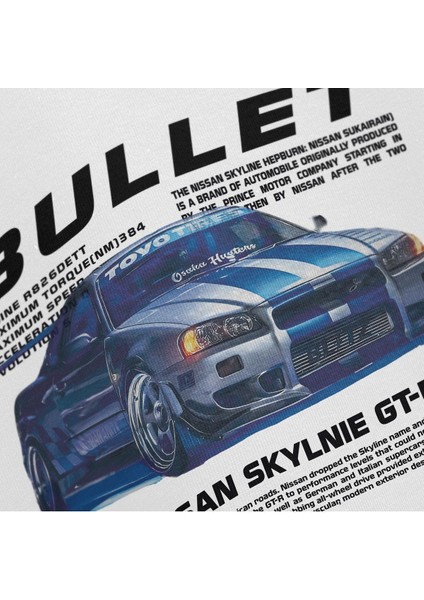 Fast And Furious Paul Walker Nissan Skyline Gt-R Oversize Tshirt fırsatları