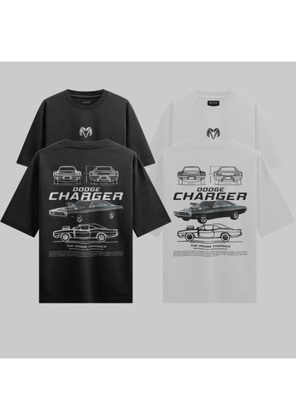 Dominic Toretto Dodge Charger Oversize T-Shirt modelleri