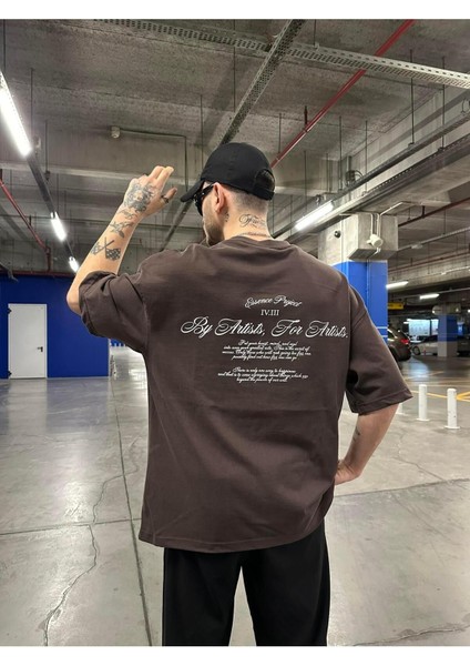Essence Project Oversize T-Shirt - Kahverengi modelleri