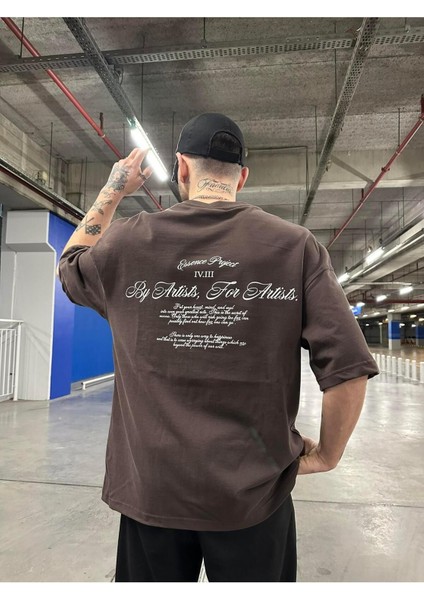 Essence Project Oversize T-Shirt - Kahverengi fırsatları
