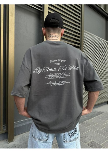 Essence Project Oversize T-Shirt - Smoky