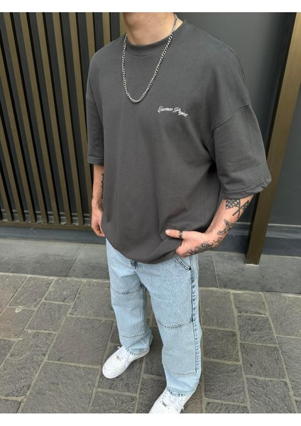 Essence Project Oversize T-Shirt - Smoky modelleri