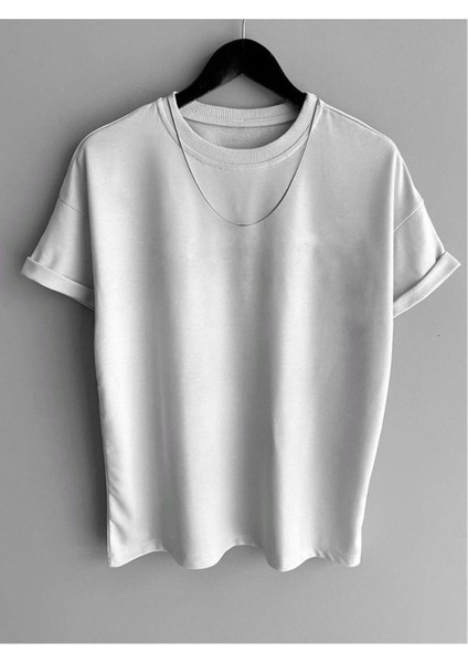 Beyaz Oversize T-Shirt