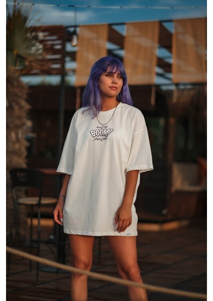 Bad Bugs Bunny Sırt Baskılı Oversize (Bol Kalıp) T-Shirt 100% Pamuk Nefes Alan Ince Kalite fiyatları