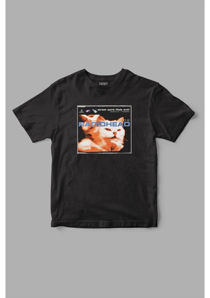 Radiohead Cat Baskılı Tişört