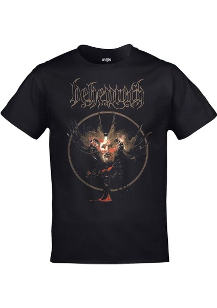 Behemoth The Satanist Album Ön Arka Baskılı Siyah Tshirt