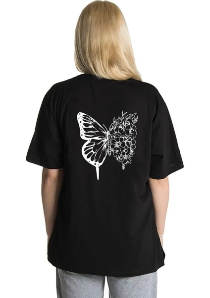 Siyah- Kırmızı Dolunay Illustrasyon Vip Tasarım Tshirt