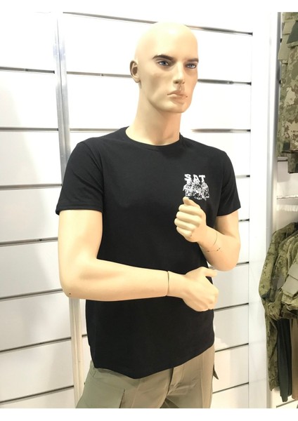 Özel Seri Sat Tişört (Beyaz Baskı)