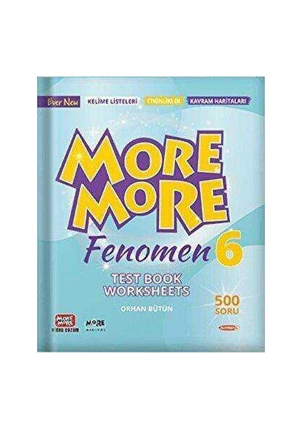 Kurmay Yayınları 6. Sınıf More And More English Fenomen Test Book Worksheets
