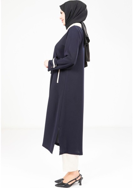 Yakalı Lacivert Giy Çık 9354