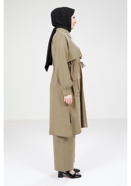 Haki Tunik Pantolon Takım 9240