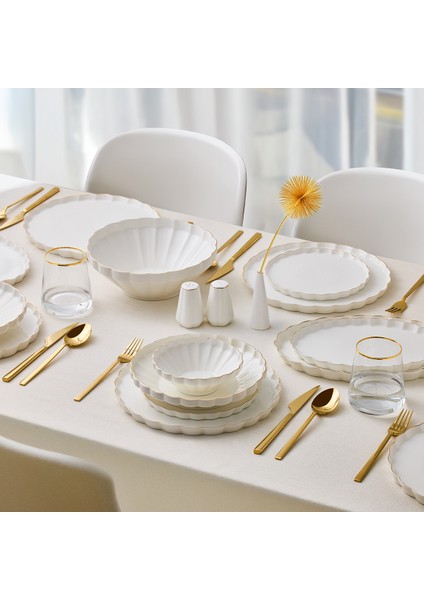 Margaret Gold 54 Parça 12 Kişilik Yemek Takımı