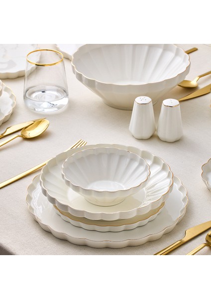 Margaret Gold 54 Parça 12 Kişilik Yemek Takımı