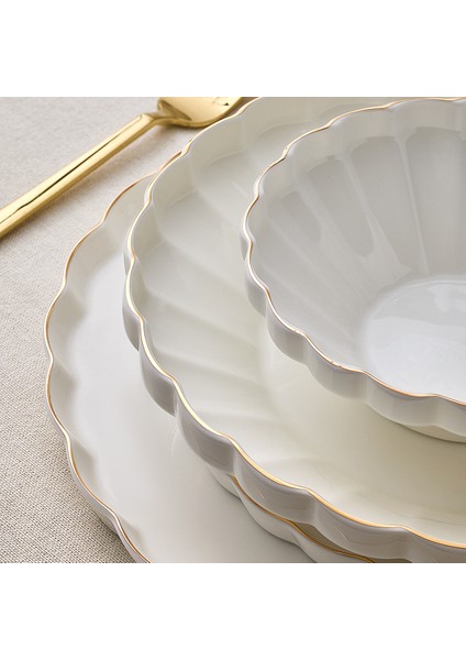 Margaret Gold 54 Parça 12 Kişilik Yemek Takımı