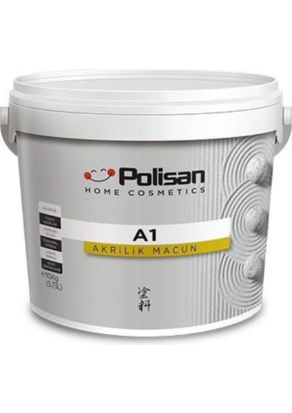 Akrilik Macun A1 Dış Cephe Homejen Dolgu Yüzeyi Hazırlar Çökme Yapmaz 3 kg