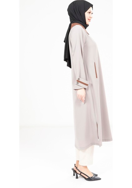 Yakalı Bej Giy Çık 9354