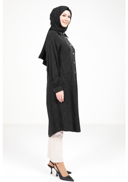 Siyah Renk Tesettür Tunik 9375 modelleri
