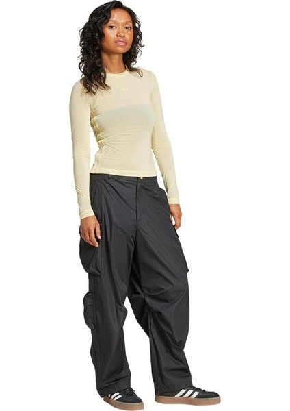 Kadın Sarı Sweatshirt Sheer 3s Ls JD3599