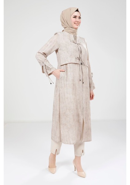 Düğüm Detaylı Bej Giy Çık 9194 modelleri